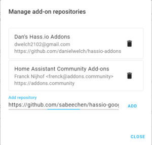home assistant google drive backup repository
